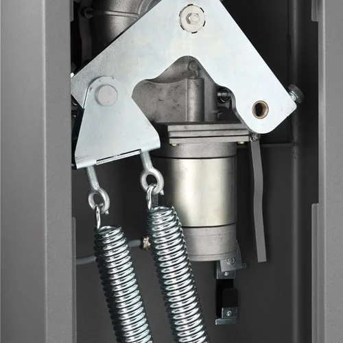 Thiết bị barrier TAU LUXE 6s lắp đặt tại bãi xe khu đô thị.

