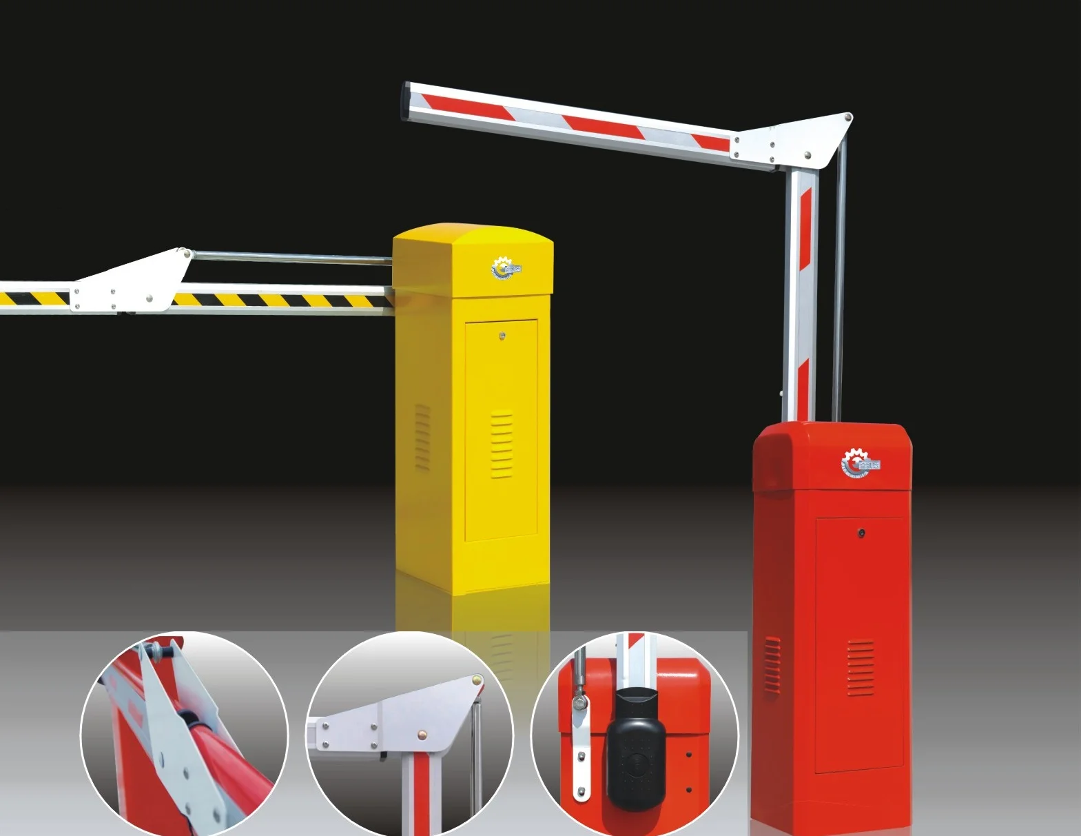 Cơ cấu cần gập cho Barrier dùng trong tầng hầm chung cư