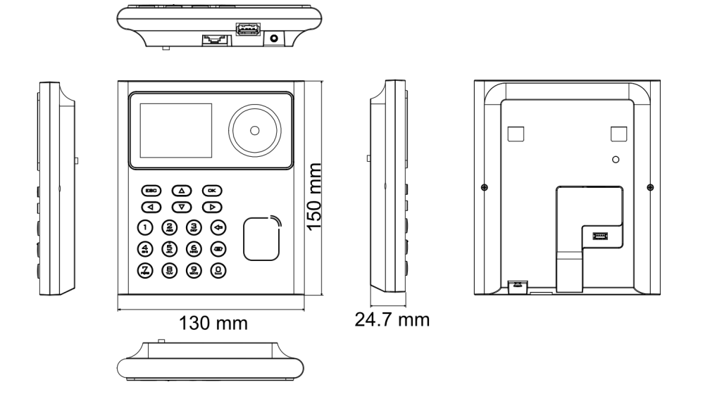 Hikvision DS-K1T320MX – máy chấm công hiện đại cho văn phòng và nhà máy