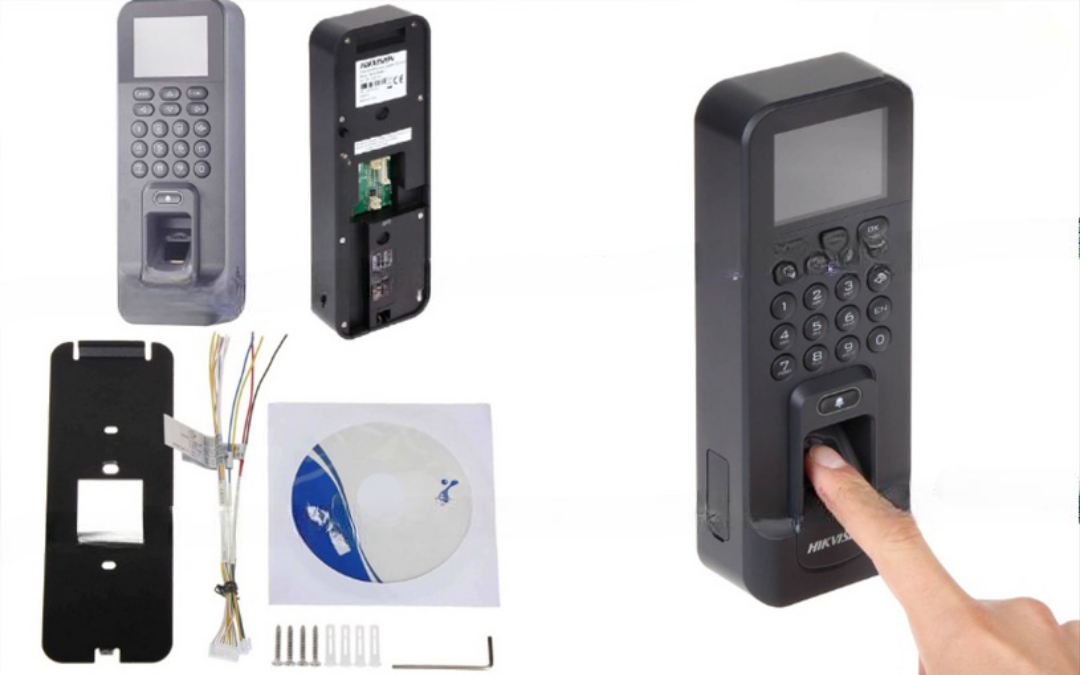 "Máy chấm công vân tay Hikvision DS-K1T804AF nhận diện nhanh, độ chính xác cao, phù hợp văn phòng và nhà máy."