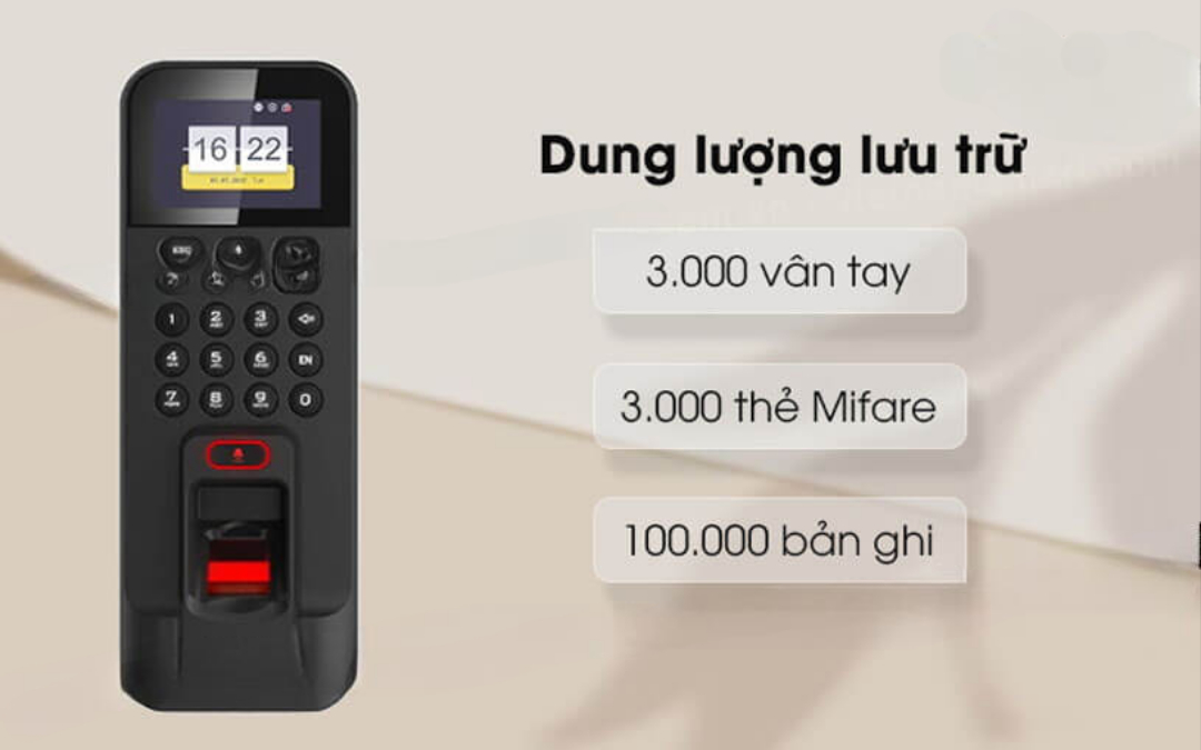 "Giải pháp kiểm soát nhân sự SH-K1T9804AMF bằng công nghệ sinh trắc học hiện đại"