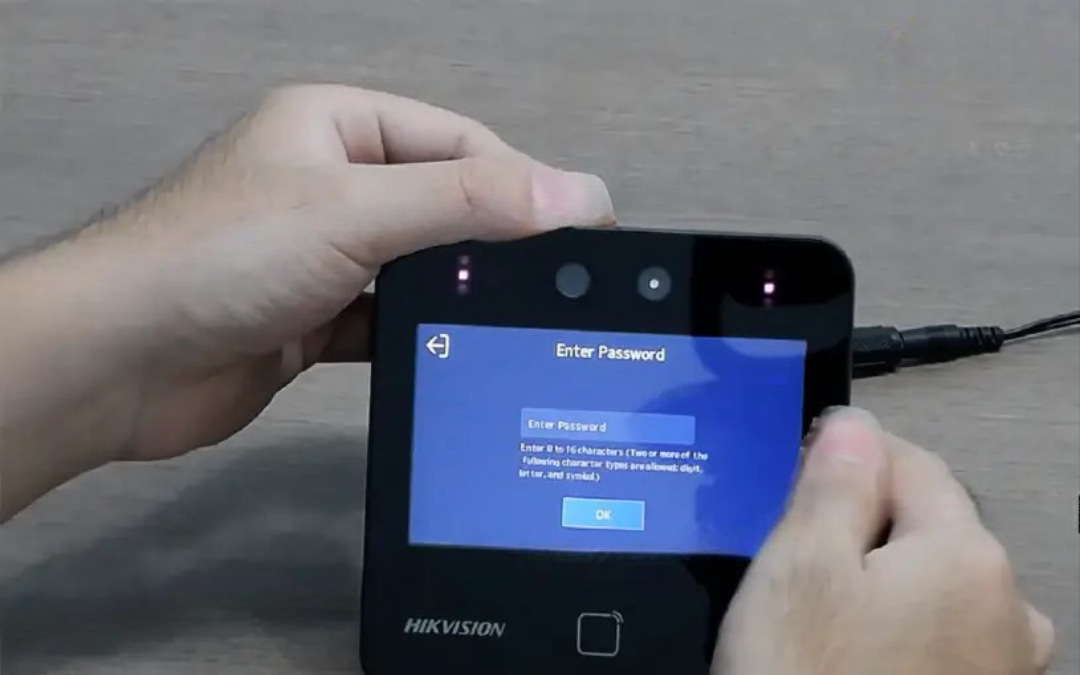 Hikvision DS-K1T343MX – Máy chấm công khuôn mặt chính hãng, bảo mật cao, vận hành thông minh.