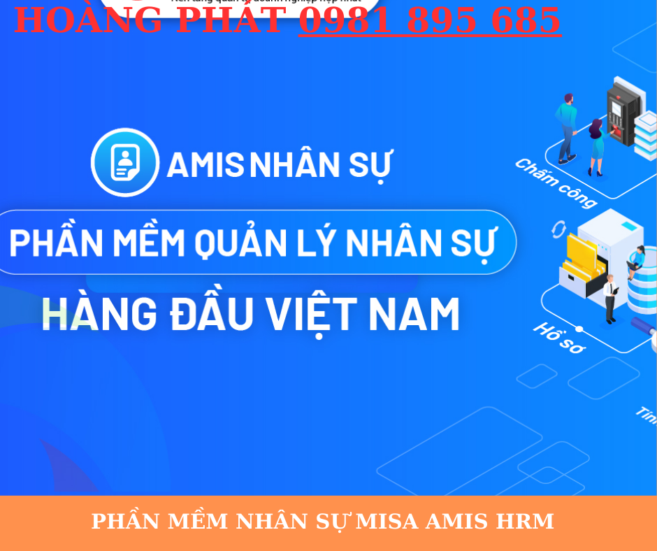 Phần mềm nhân sự MISA AMIS HRM hỗ trợ doanh nghiệp quản lý hồ sơ, chấm công, tính lương và đánh giá nhân viên hiệu quả