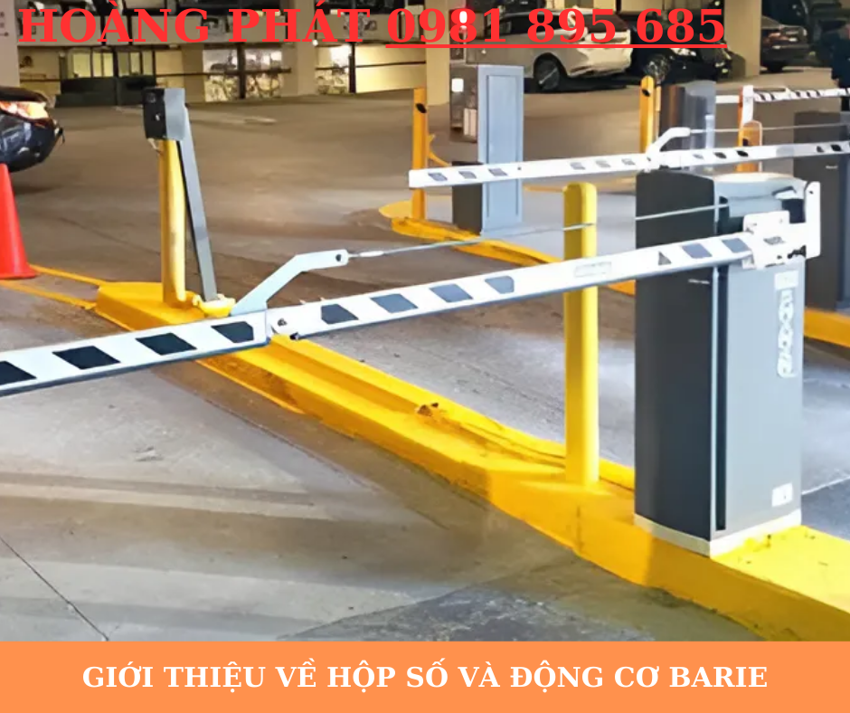 Hộp số barie giúp barie hoạt động êm ái và bền bỉ

