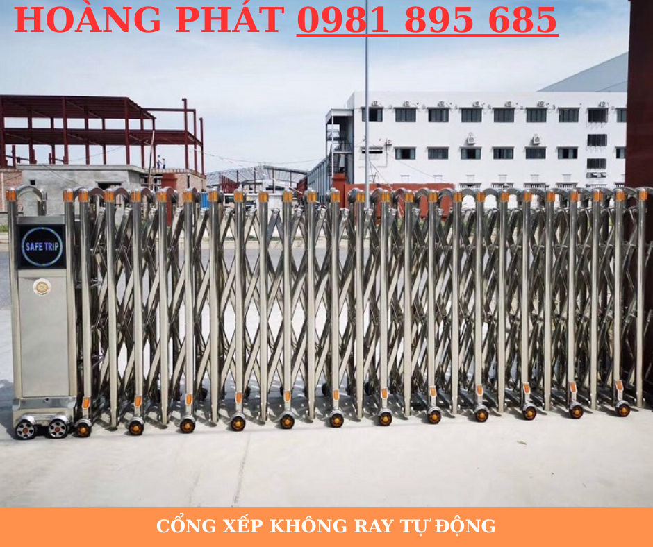 Giải pháp lắp đặt cổng xếp tự động giúp doanh nghiệp trong khu công nghiệp nâng cao an ninh và hình ảnh chuyên nghiệp