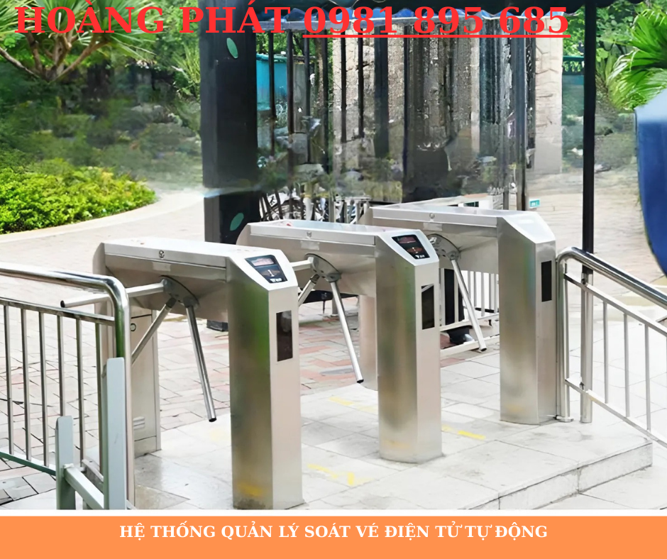 Hệ thống soát vé điện tử tự động tại khu vui chơi