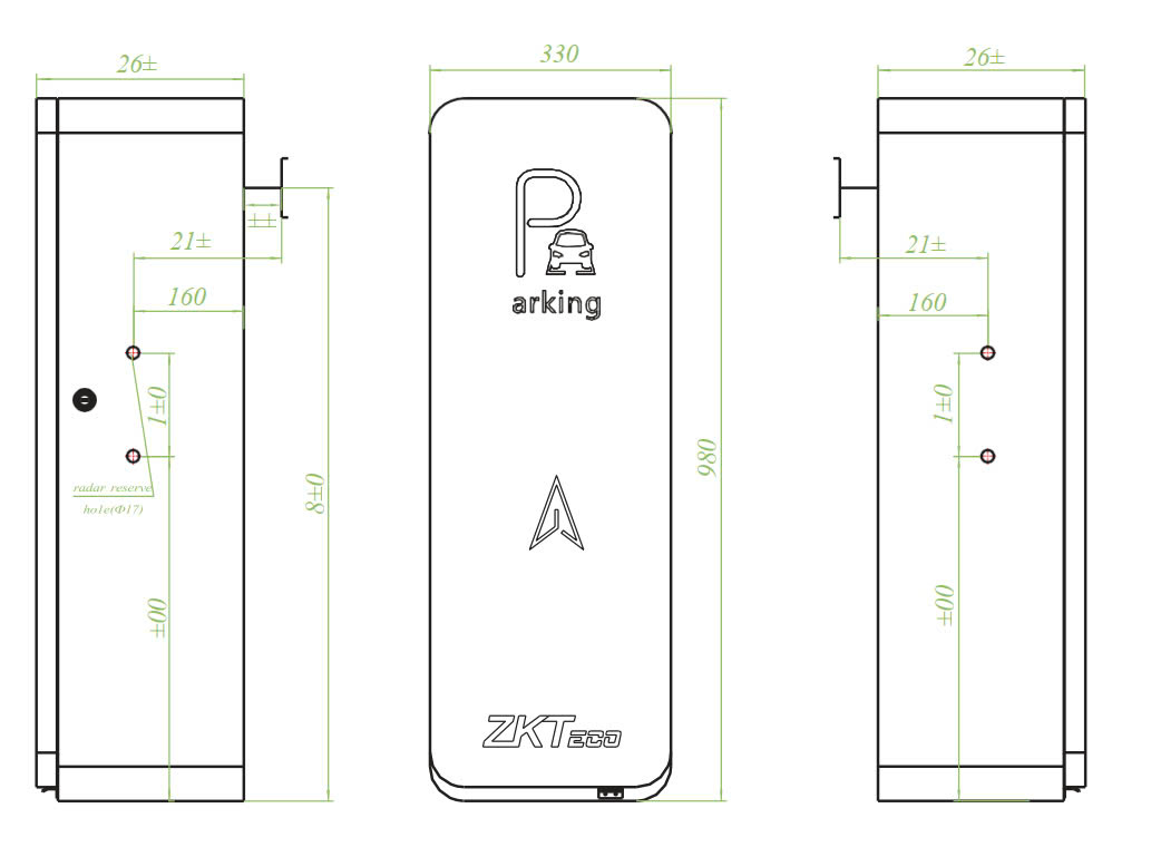Hệ thống kiểm soát phương tiện sử dụng barrier ZKTeco BGM900R 