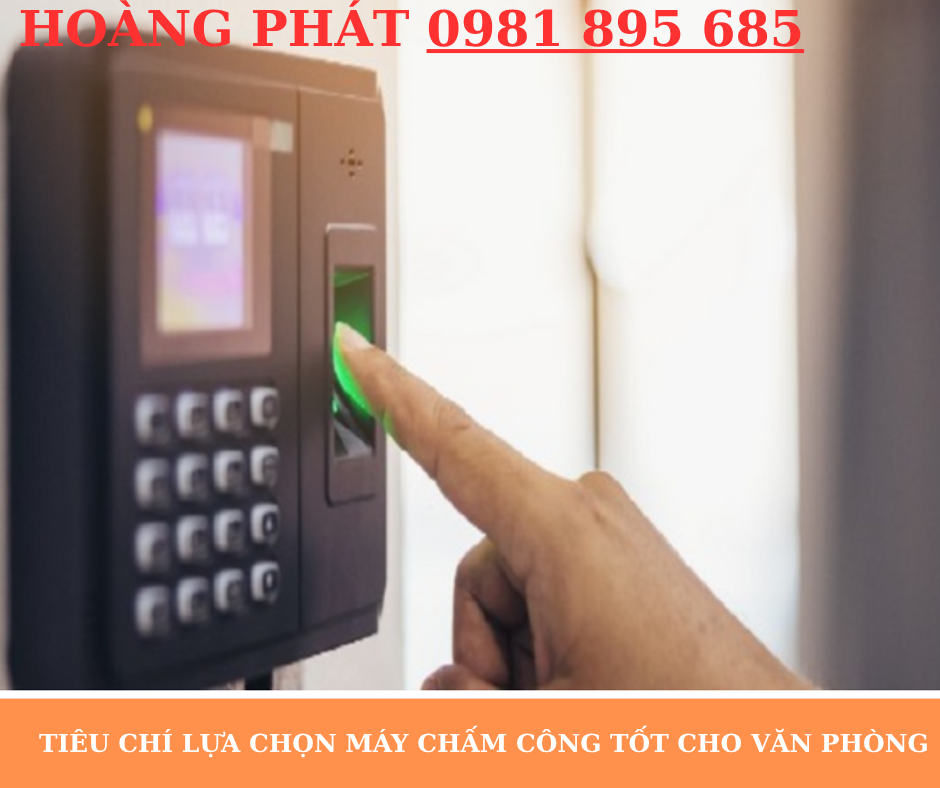 Thiết bị máy chấm công giá rẻ, dễ lắp đặt và sử dụng trong văn phòng nhỏ và vừa 
