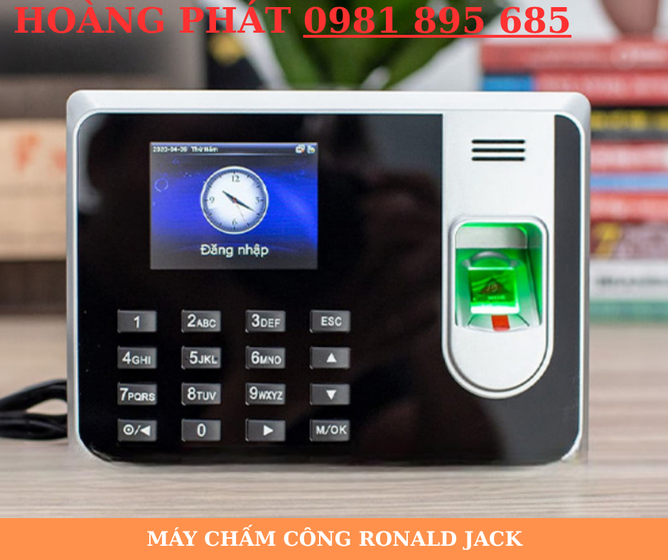 Máy chấm công Ronald Jack chính hãng cho doanh nghiệp 