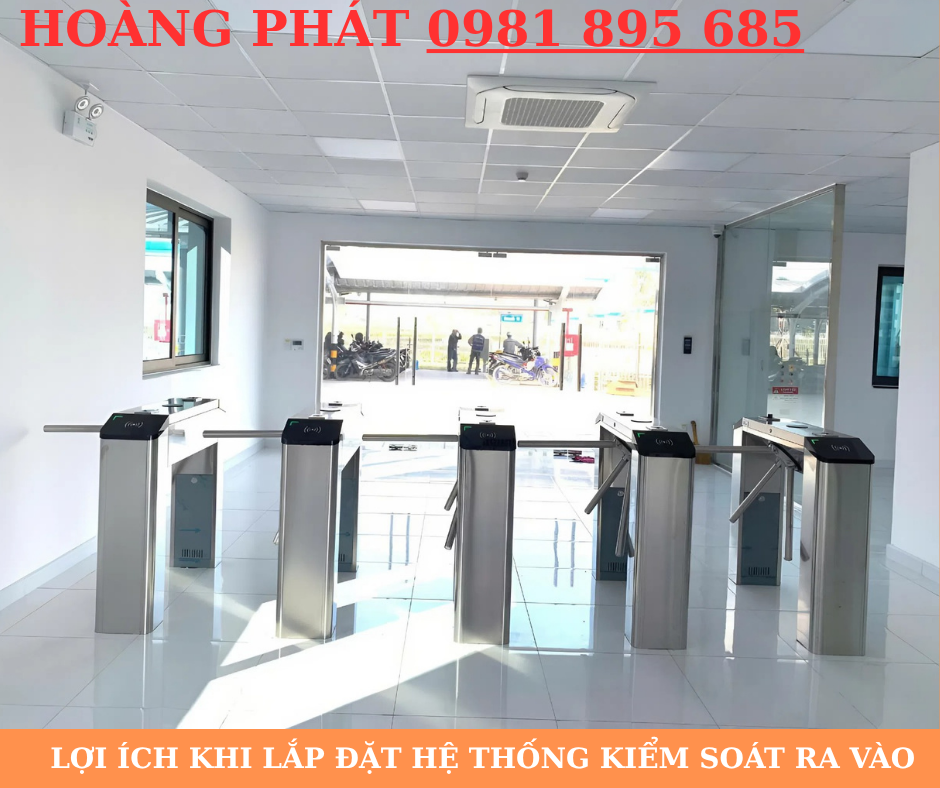 Thiết bị kiểm soát ra vào bằng thẻ từ an toàn và tiện lợi