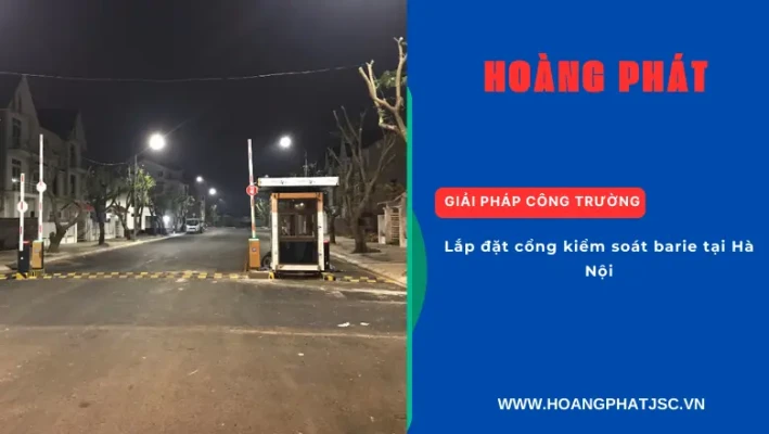 Lắp đặt cổng kiểm soát barie tại Hà Nội cho bãi xe chuyên nghiệp