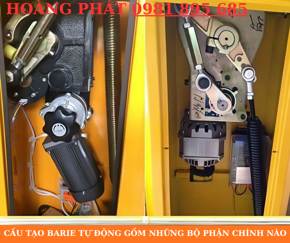 Cách hoạt động của barrier tự động khi phương tiện qua cổng kiểm soát.