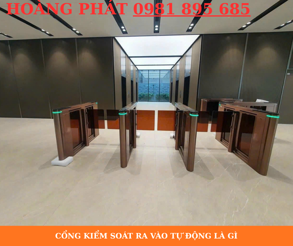 Hệ thống cổng kiểm soát ra vào tự động cho tòa nhà văn phòng