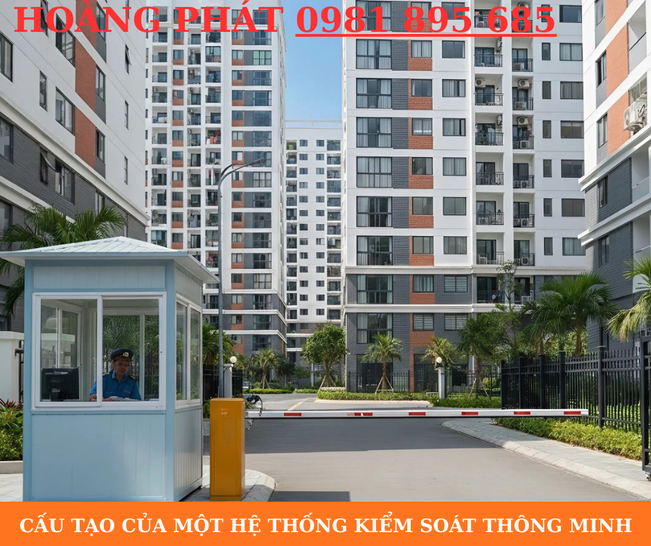 Barie tự động lắp đặt tại bãi giữ xe giúp kiểm soát ra vào hiệu quả