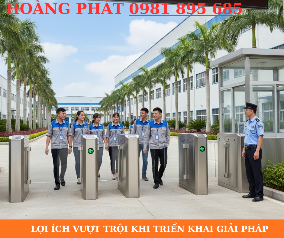 Thiết bị kiểm soát ra vào cho khu công nghiệp