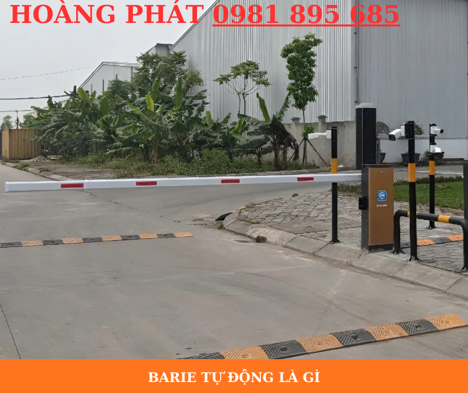Barie tự động kiểm soát an ninh tại cổng ra vào