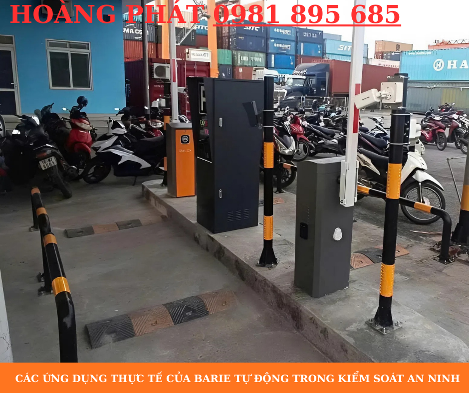Hệ thống barie tự động quản lý xe ra vào thông minh