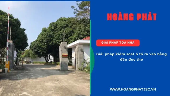 Hệ thống kiểm soát ô tô ra vào bằng đầu đọc thẻ RFID tại bãi xe