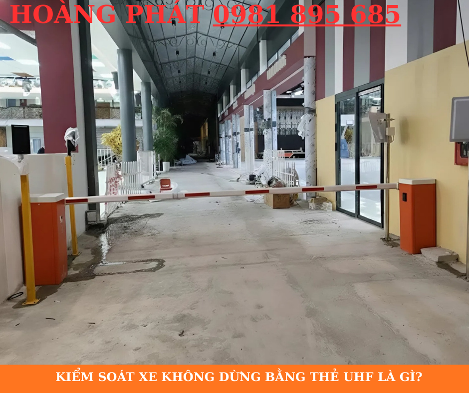 Hệ thống kiểm soát xe không dừng bằng thẻ UHF tại bãi xe thông minh