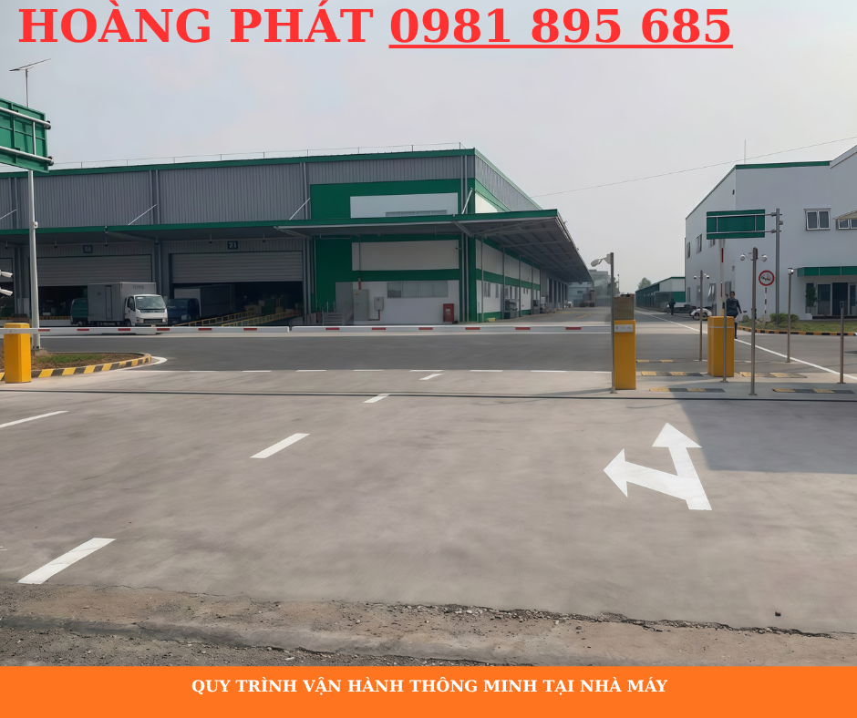 Bãi giữ xe tự động cho nhà máy công nghiệp