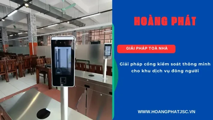 Cổng kiểm soát tích hợp công nghệ hiện đại cho khu công cộng