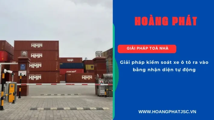 Phần mềm quản lý xe ô tô ra vào bằng công nghệ AI