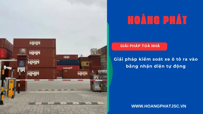 Phần mềm quản lý xe ô tô ra vào bằng công nghệ AI