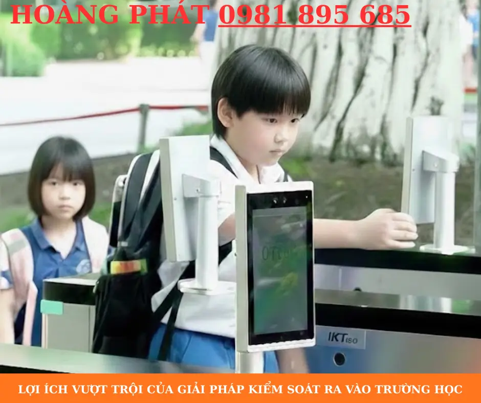 giải pháp kiểm soát ra vào trường học bằng thẻ từ
