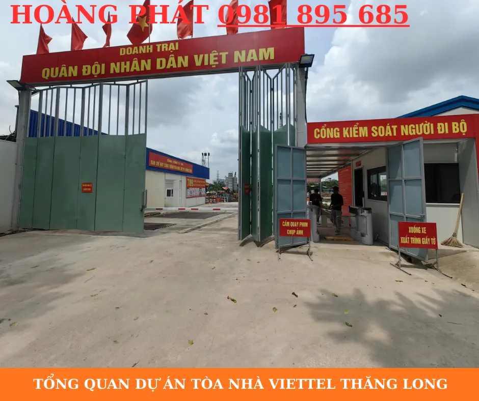 Dự án công trình tòa nhà Viettel Thăng Long sau khi hoàn thiện
