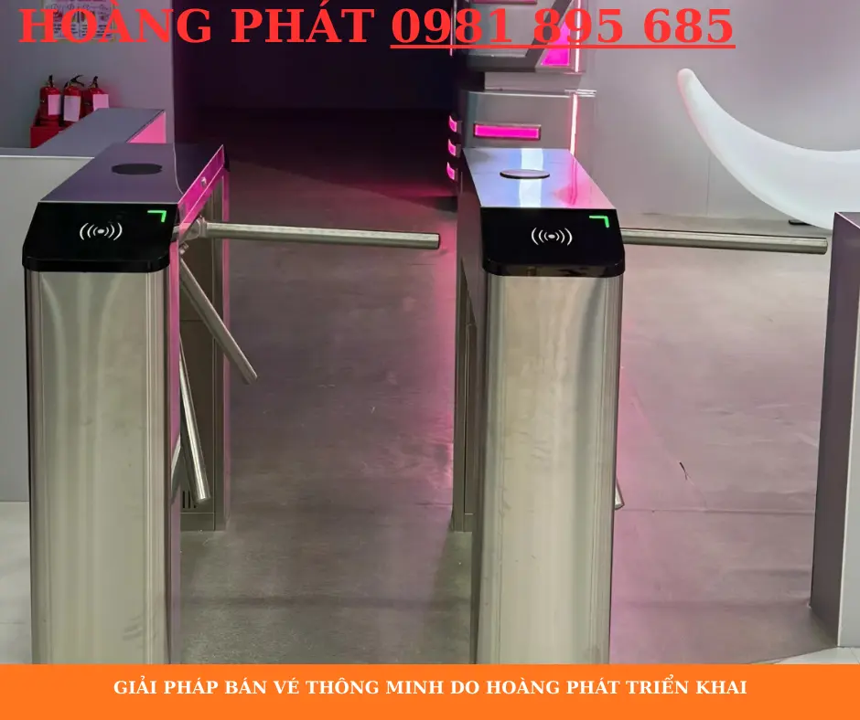 Hệ thống kiểm soát vé tự động tại khu vui chơi 7D