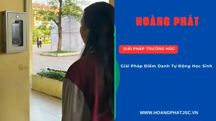 Camera nhận diện khuôn mặt hỗ trợ điểm danh học sinh