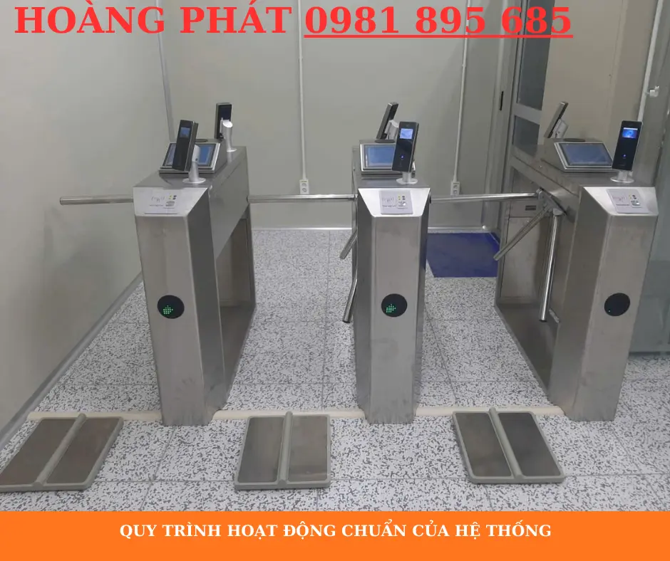 Cổng kiểm soát ESD phân làn đảm bảo an toàn phòng sạch