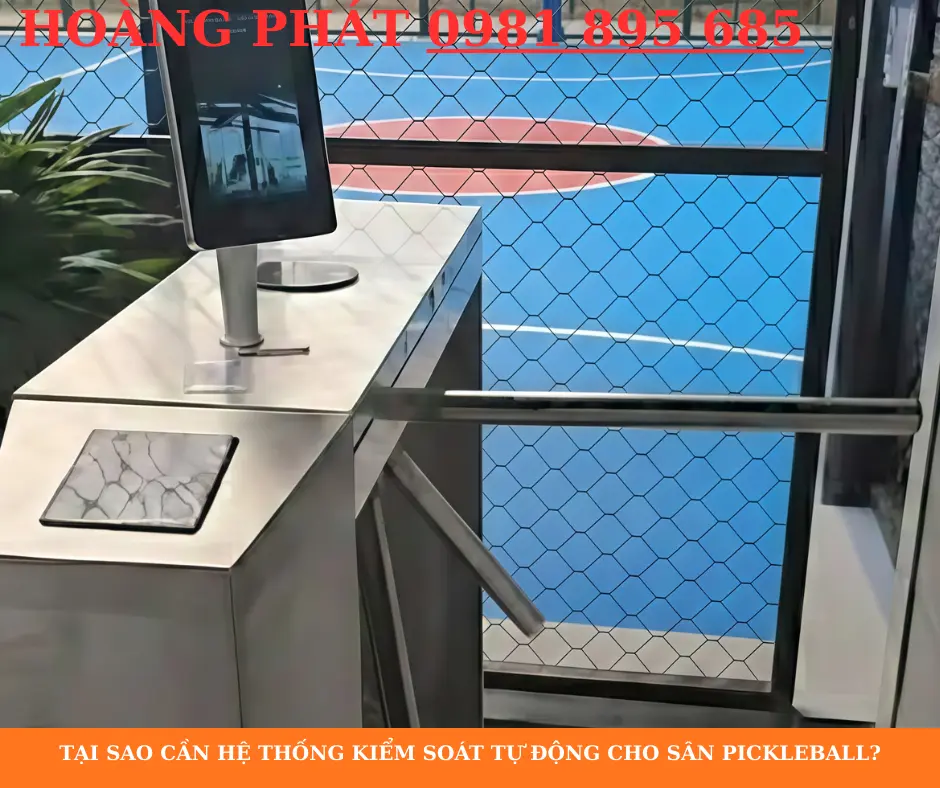 Giải pháp kiểm soát sân pickleball bằng công nghệ nhận diện khuôn mặt