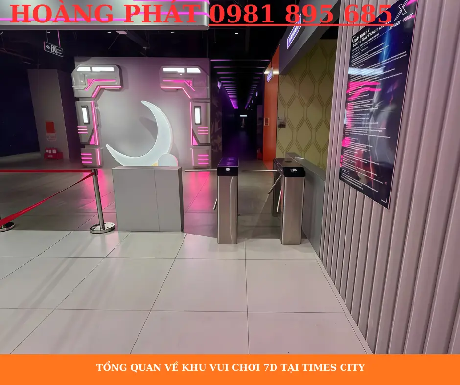 Giải pháp bán vé khu vui chơi 7D tại Time City Hà Nội