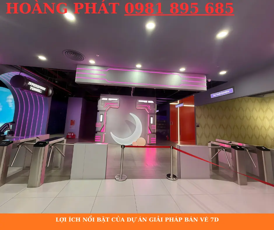 Cổng soát vé thông minh lắp đặt tại Time City
