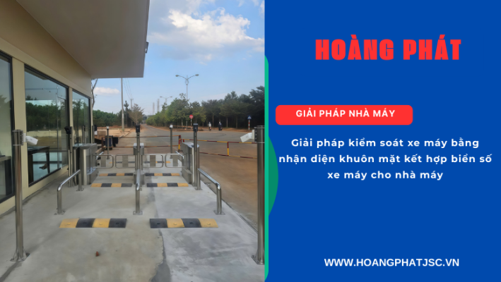 kiểm soát xe máy ra vào nhà máy bằng AI