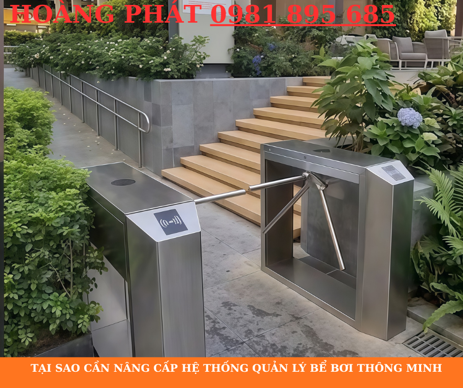 Hệ thống phần mềm bán vé bể bơi thông minh tự động