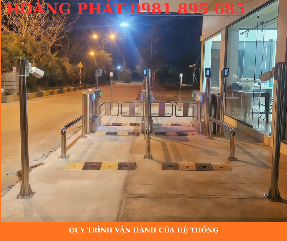 hệ thống nhận diện biển số xe máy tại cổng nhà máy