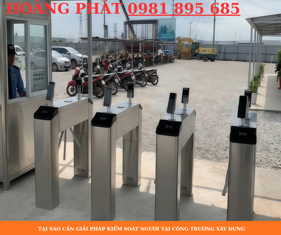Giải pháp kiểm soát người ra vào tại công trường xây dựng