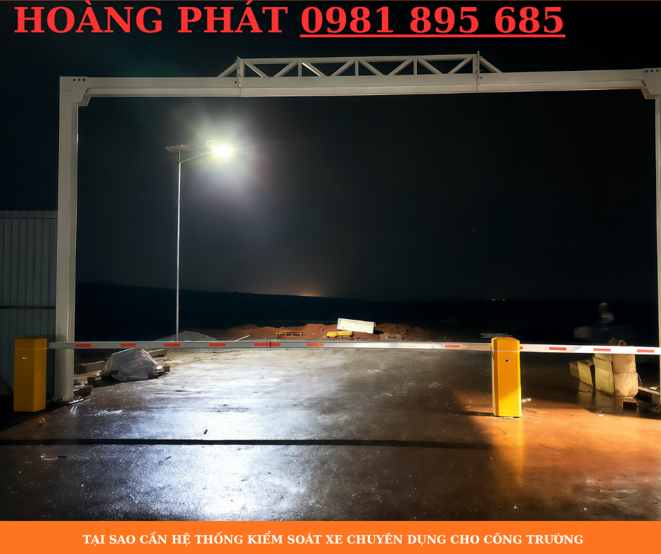 Giải pháp quản lý xe ra vào công trường thông minh