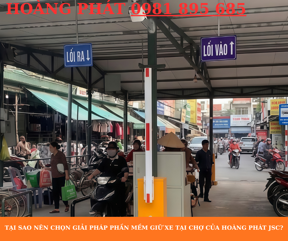 Phần mềm quản lý bãi xe thông minh cho chợ truyền thống