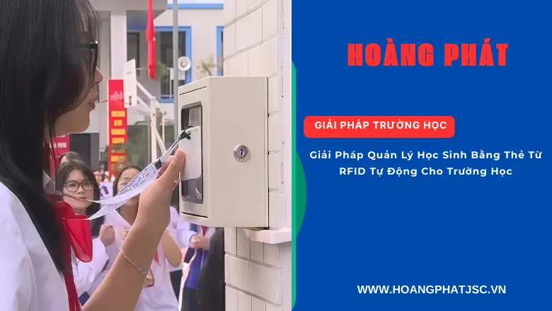 Phần mềm quản lý học sinh kết nối thiết bị đọc thẻ RFID