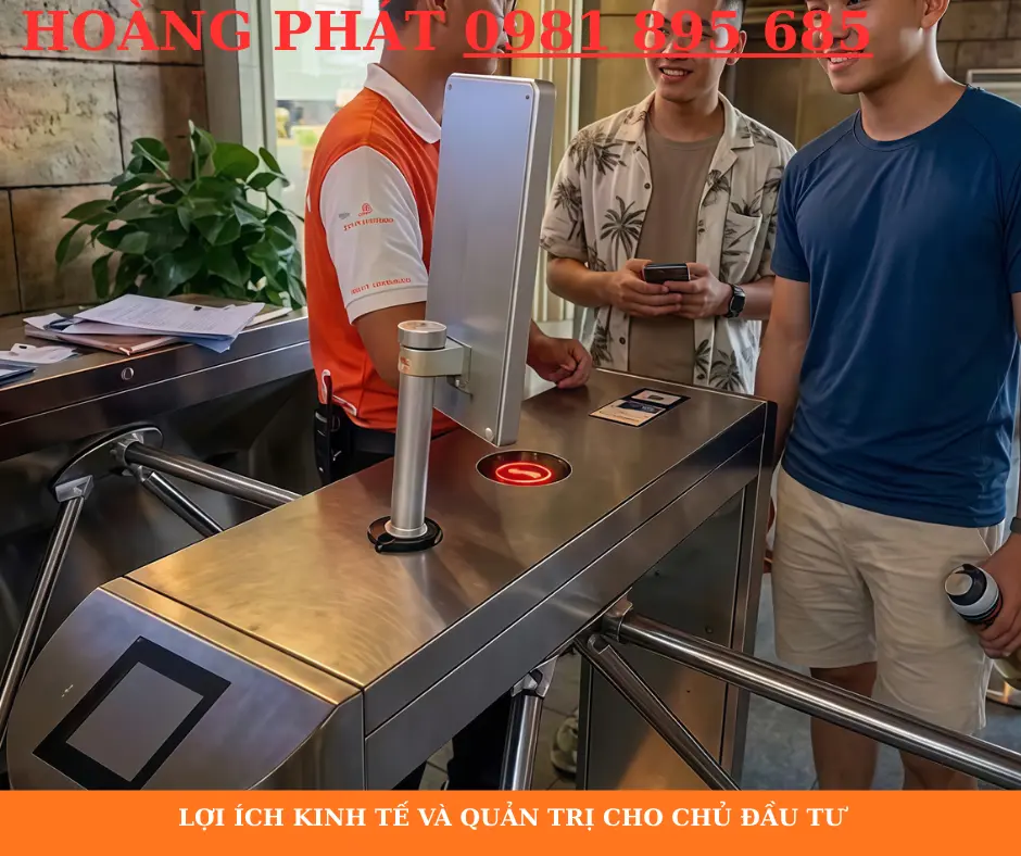 Thiết bị nhận diện khuôn mặt kiểm soát vé khu vui chơi