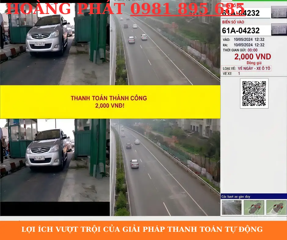 Giải pháp thanh toán tự động dành cho bãi xe thông minh