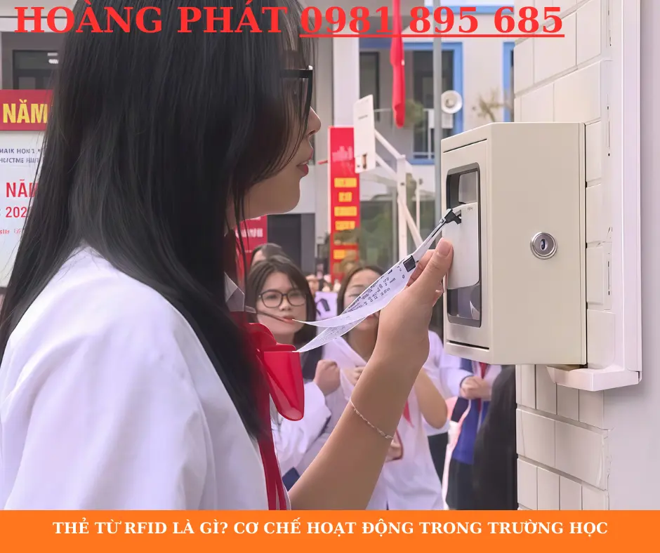 Hệ thống quản lý học sinh bằng thẻ từ RFID tự động tại cổng trường