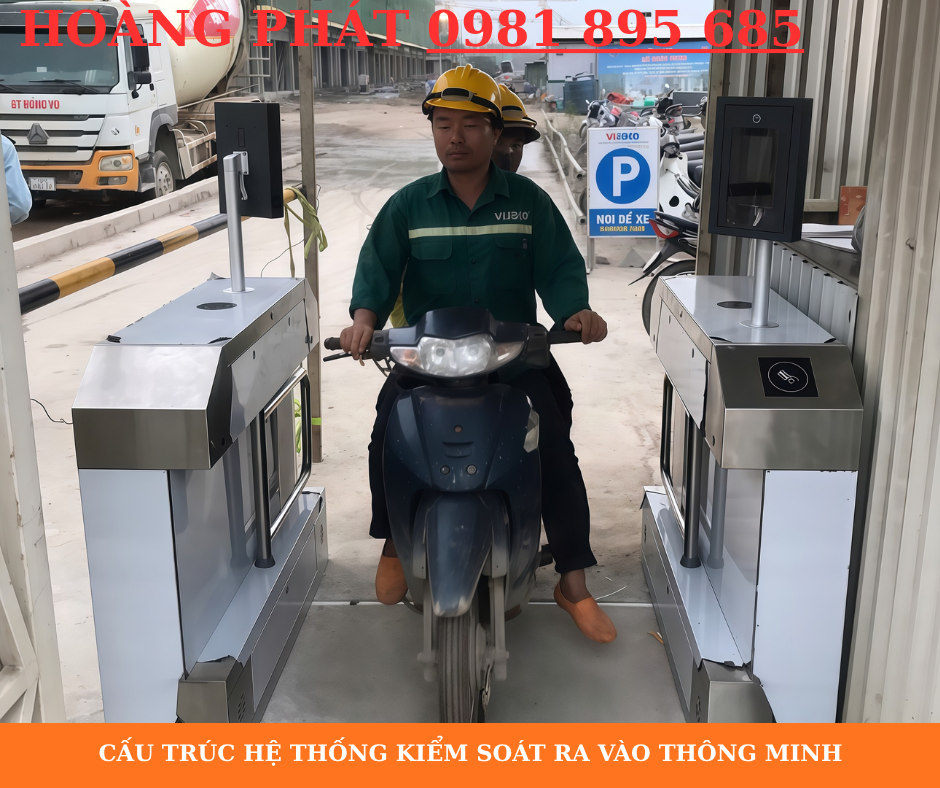 Thiết bị nhận diện khuôn mặt chấm công và kiểm soát công nhân tại công trường