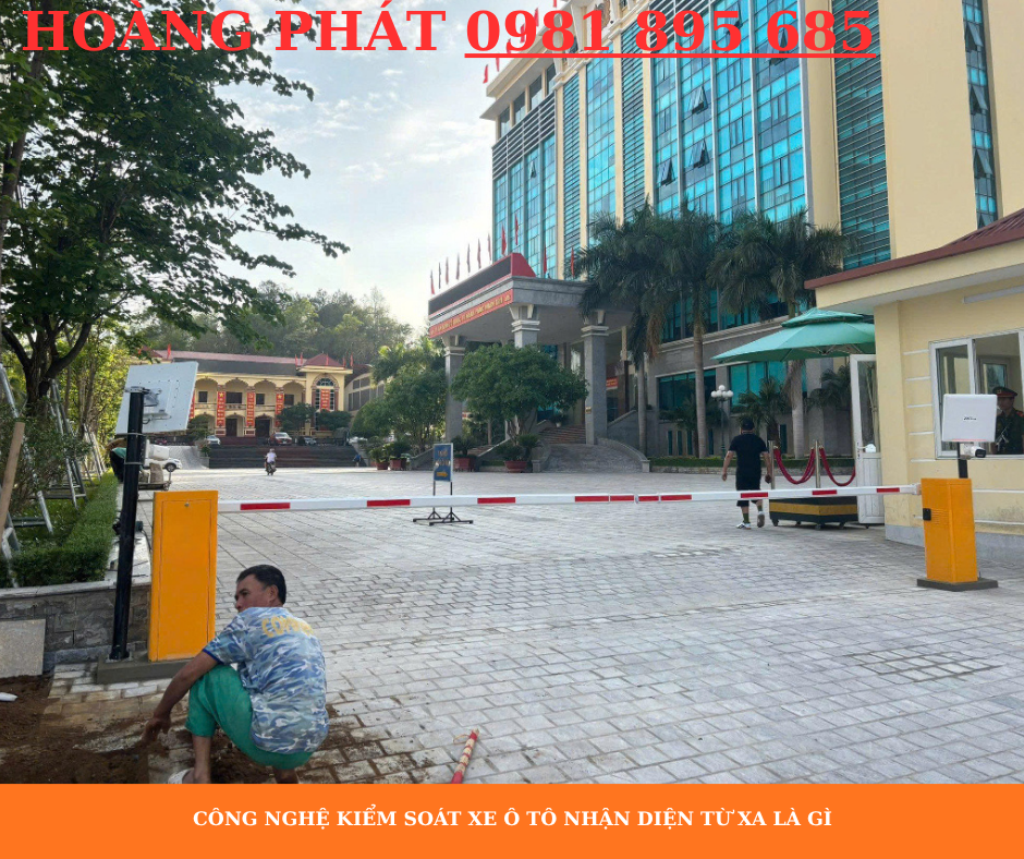 hệ thống bãi xe thông minh nhận diện ô tô từ xa