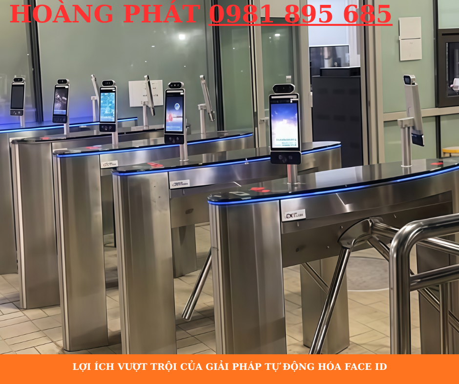 Cổng phân luồng thông minh tự động nhận diện khuôn mặt