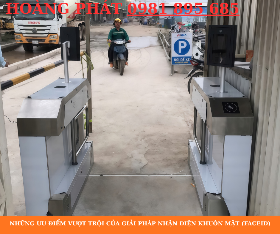 Hệ thống nhận diện khuôn mặt kiểm soát ra vào công trường tự động và an toàn