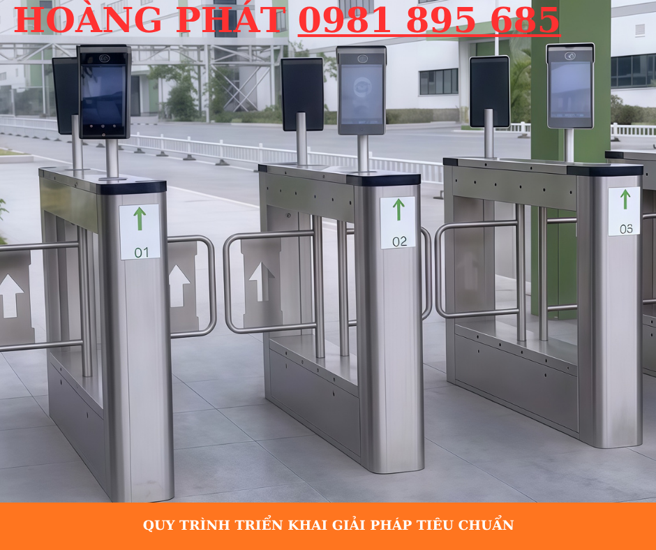 Cổng kiểm soát lối đi bộ tích hợp công nghệ thông minh
